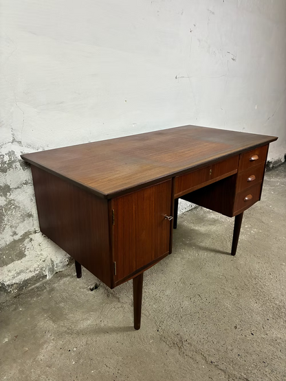 Scrivania centro design danese anni 50 [ck2130] misure L.125 H.65 P.75