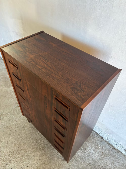 Cassettiera 7 cassetti danese anni 50 palissandro 115cm | ck2381