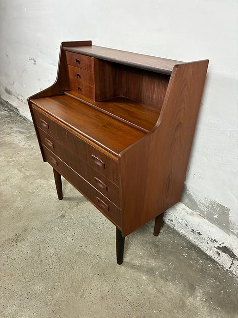 Toletta 3 cassetti vintage design danese anni 50 [ck2098] misure L.102 H.84 P.44