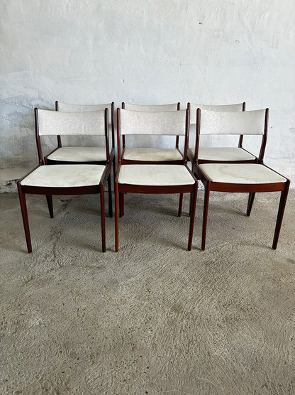 Set 6 sedie Johannes Andersen design danese vintage | ck2358