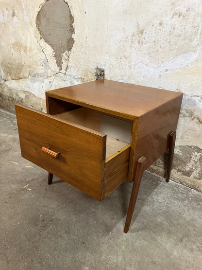 Comodino design danese vintage anni 50 [ck1561] misure da richiedere