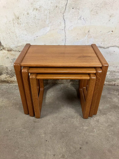 Tavolini tris design svedese vintage anni 50 [ck1965] misure da richiedere