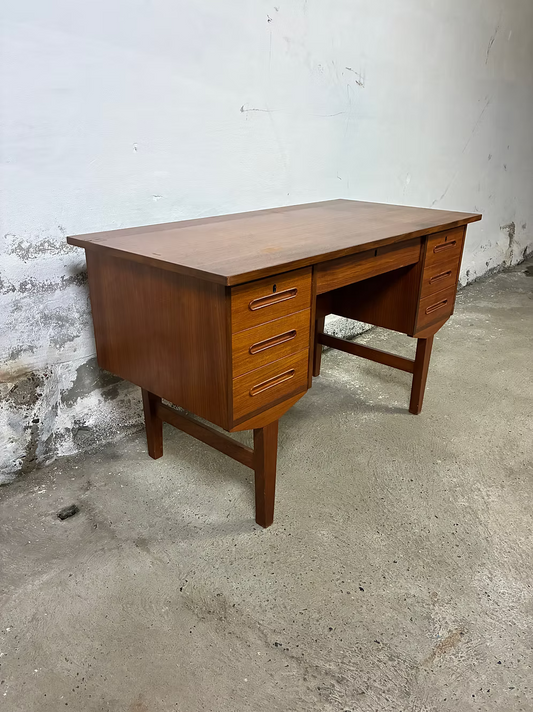 Scrivania centro  teak design danese anni 50 | ck2223