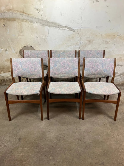 Sedie "Model 89" Erik Buck design danese vintage anni 50 [ck1676] misure su richiesta