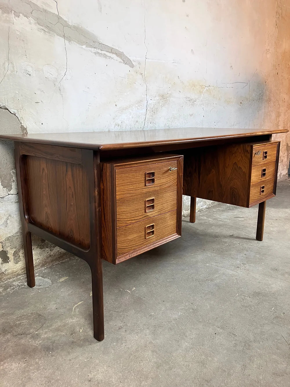 Scrivania Arne Vodder vintage design danese anni 50 [ck1551] misure L.144 H.74 P.72