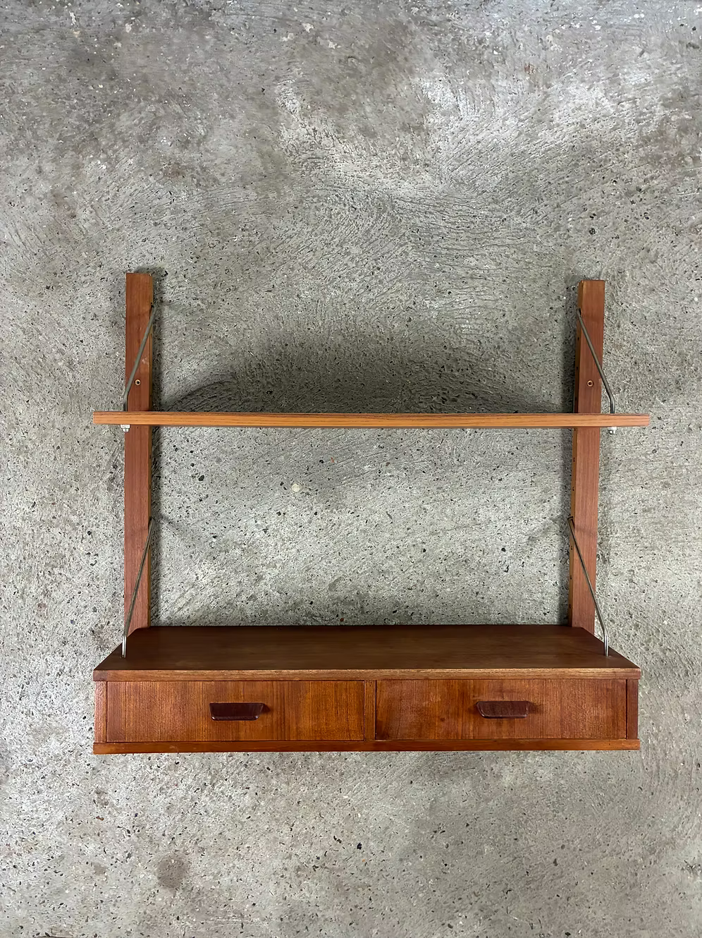 Libreria parete teak design danese anni 50 | ck2442