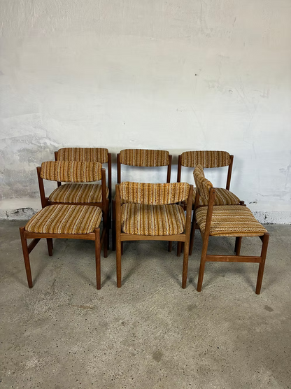 Set 6 Sedie design danese vintage anni 60 | ck2412