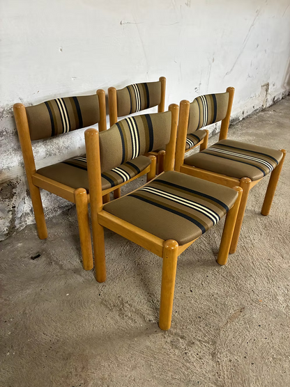Kurt Ostervig Set 4 sedie design danese vintage | ck2345