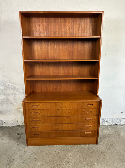 Libreria cassettiera design danese vintage anni 60 | ck2482