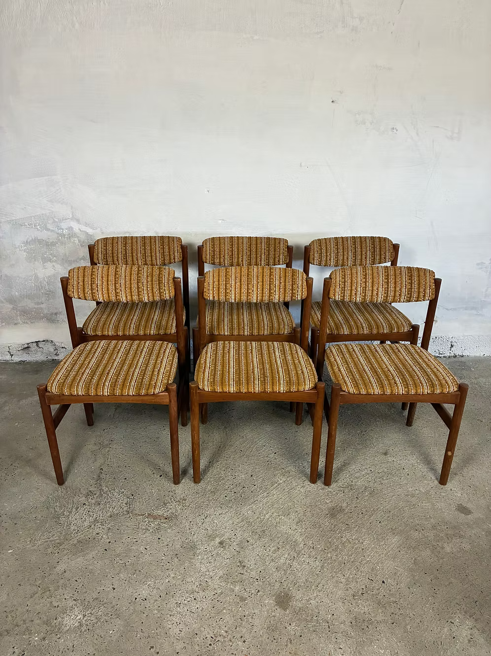 Set 6 Sedie design danese vintage anni 60 | ck2412