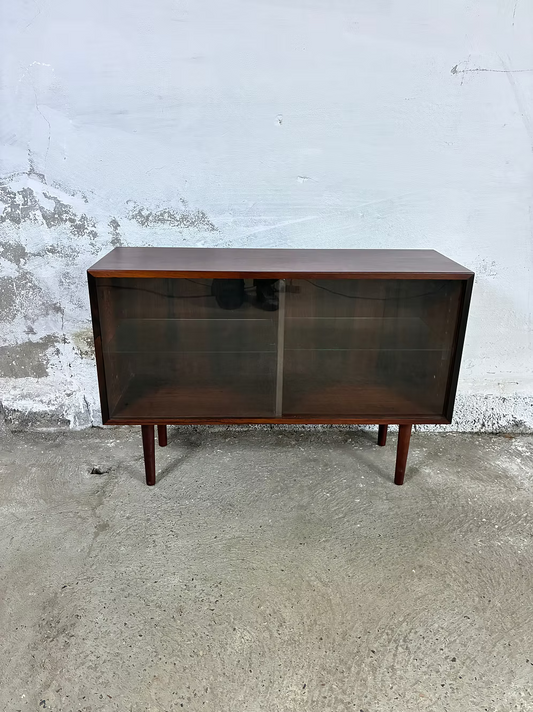 Sideboard vetrina palissandro design danese vintage anni 50 [ck2165] misure L.90 H.61 P.30