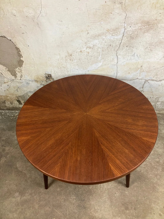 Tavolino rotondo vintage design danese anni 50 [ck1139]