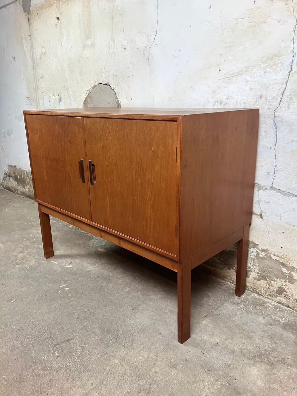 Sideboard teak design danese vintage anni 50 [ck1847] misure L.90 H.73 P.43