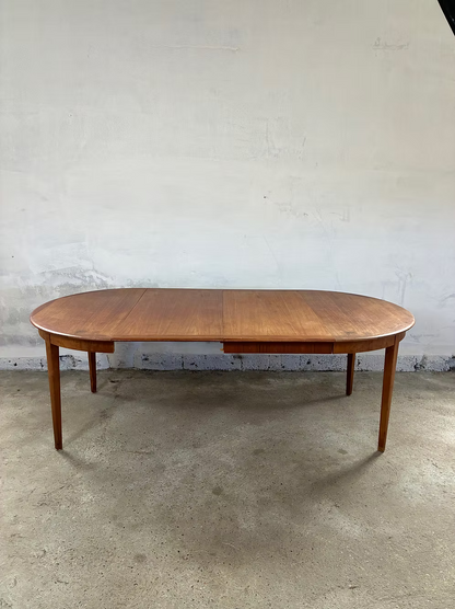 Tavolo rotondo teak Ø115 design danese vintage 1960 | ck2457