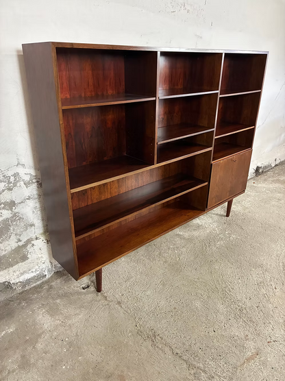 Libreria grande Omann Jun palissandro design danese anni 60 [ck2071] | misure L.179 H.140 P.29