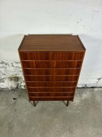 Cassettiera 8 cassetti danese anni 50 teak | ck2250