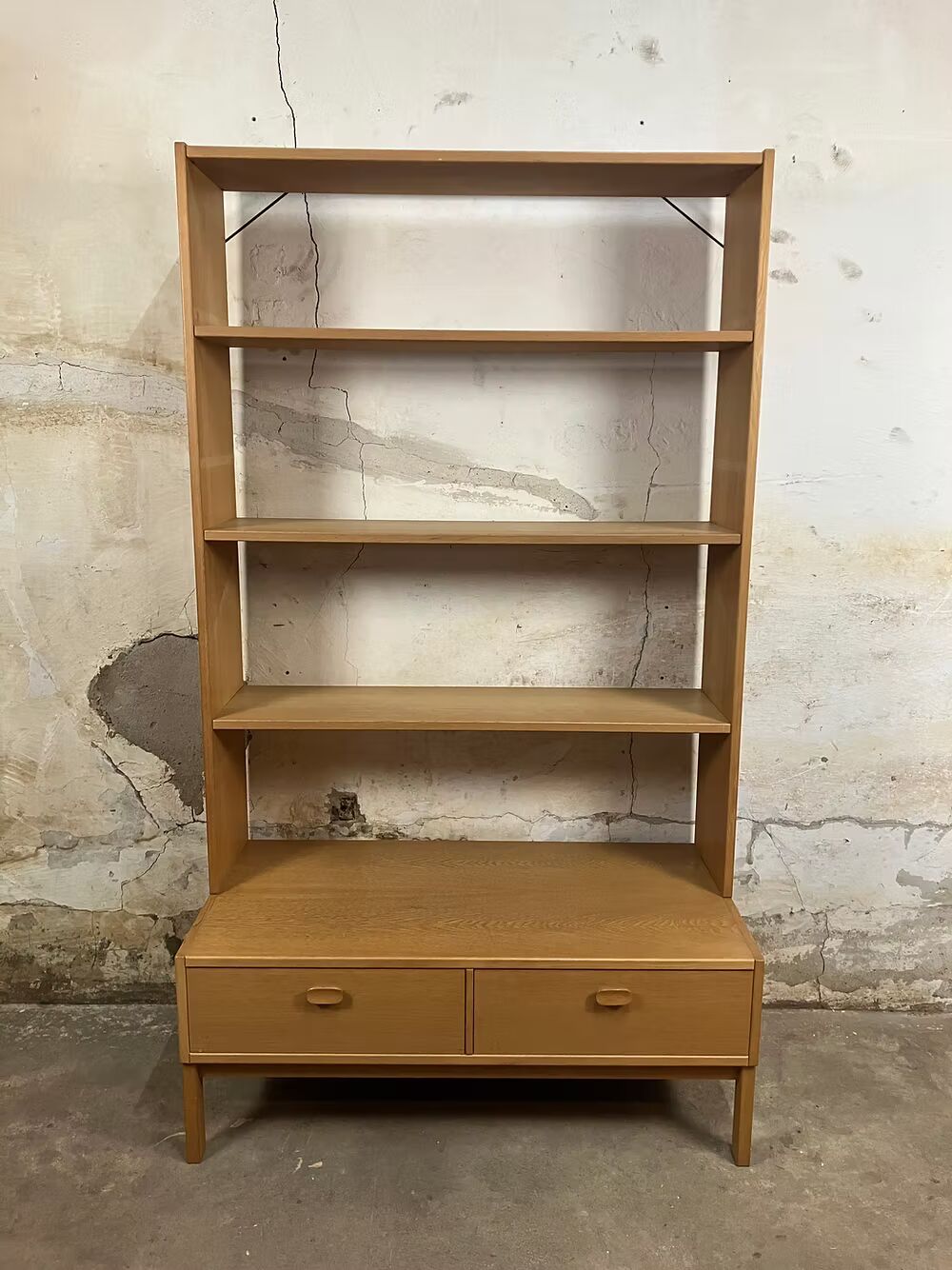 Libreria Ulferts Sweden design danese vintage anni 50 [ck1943] misure L.174 H.100 P.27
