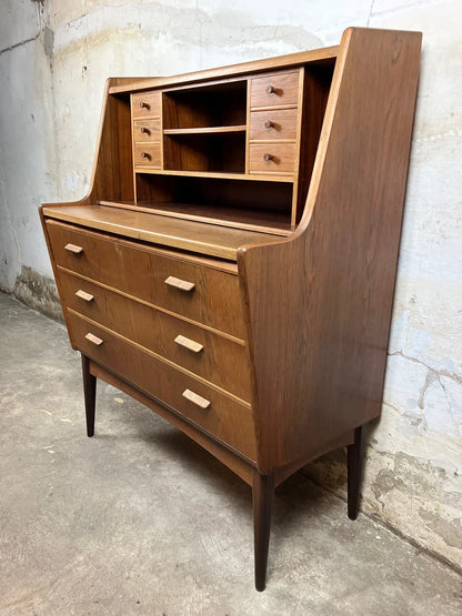 Scrittoio design danese vintage anni 60 [ck1614] misure L.110 H.84,5 P.45