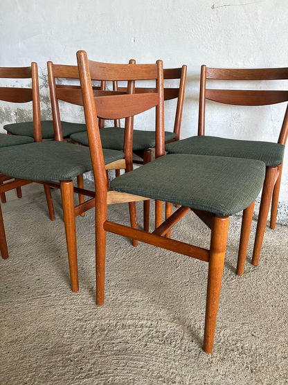 Set 6 sedie teak design danese vintage | ck2350