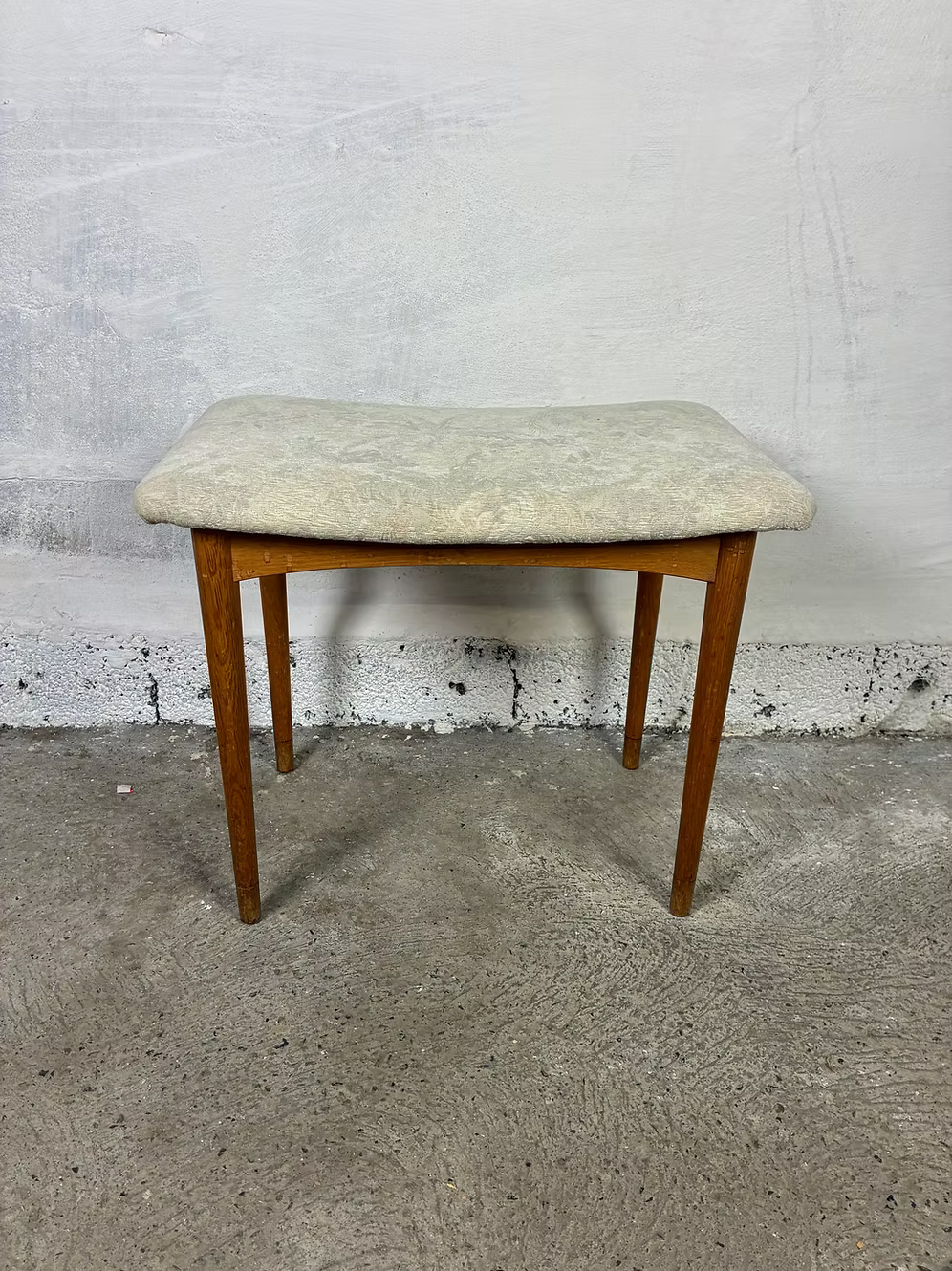Poggiapiedi quercia design danese vintage anni 60 | ck2436