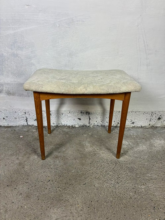Poggiapiedi quercia design danese vintage anni 60 | ck2436
