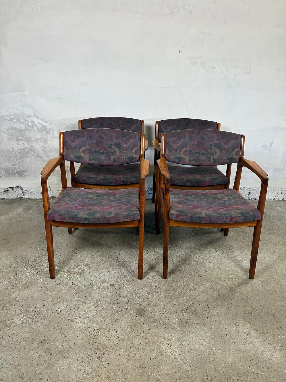 Set 4 poltroncine Erik Buch design danese vintage | ck2417