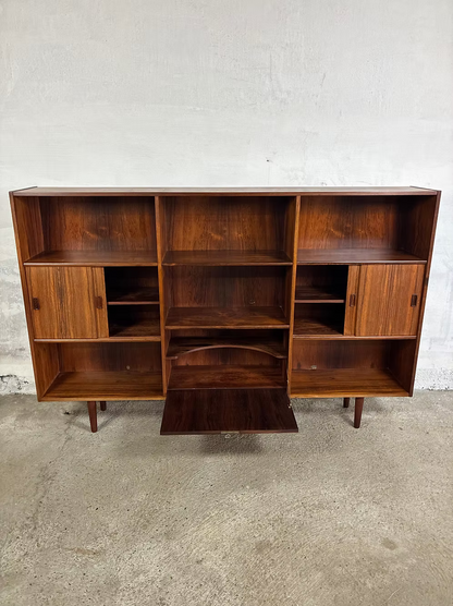 Libreria palissandro 190cm design danese anni 50 | ck2547