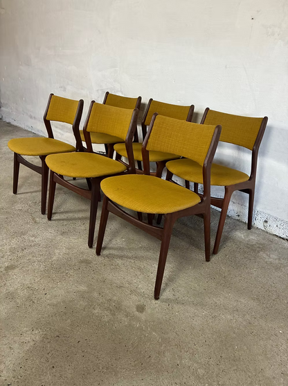 Set 6 sedie Mod.310  Erik Buch design danese vintage anni 60 | ck2470