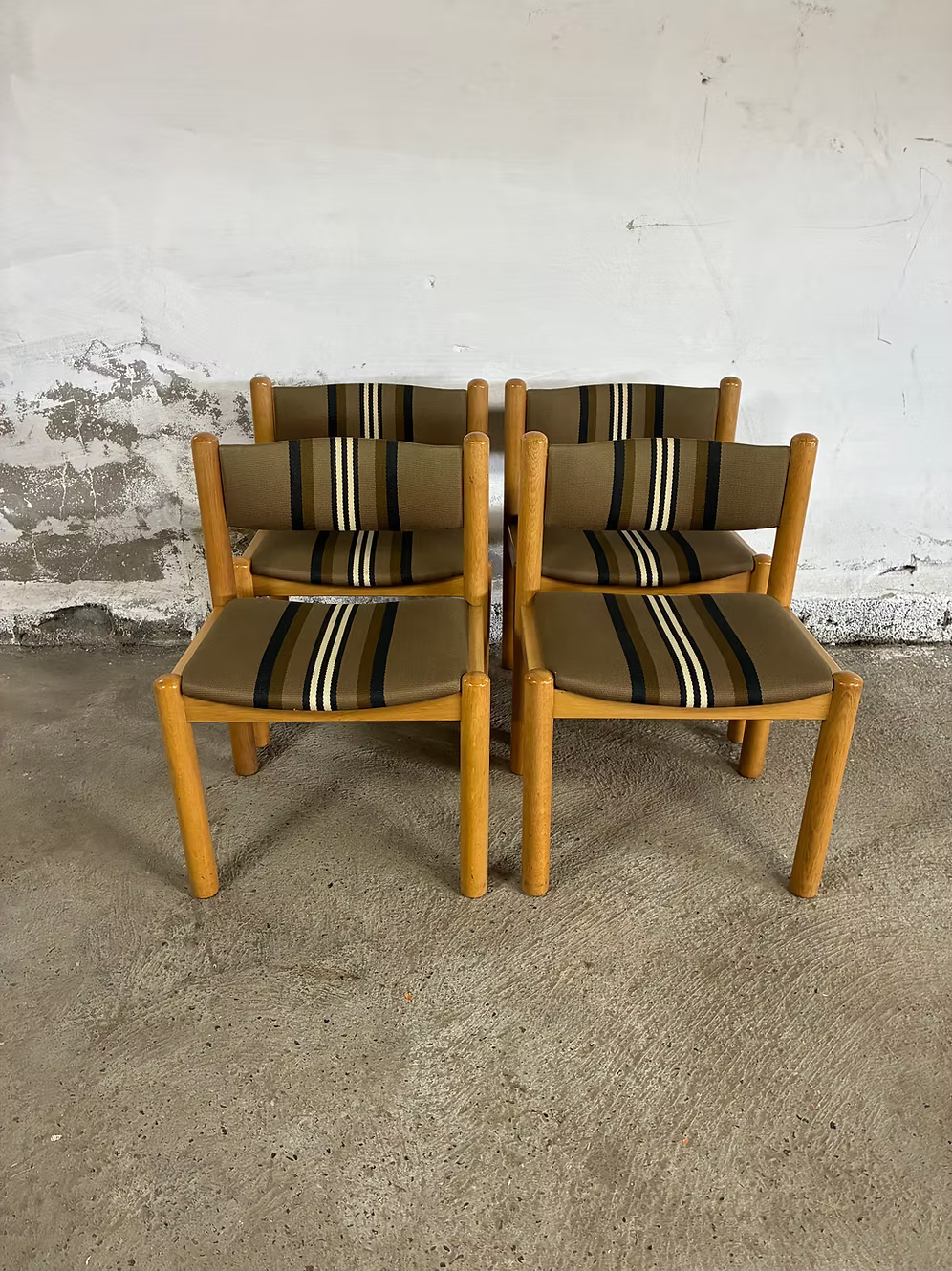 Kurt Ostervig Set 4 sedie design danese vintage | ck2345