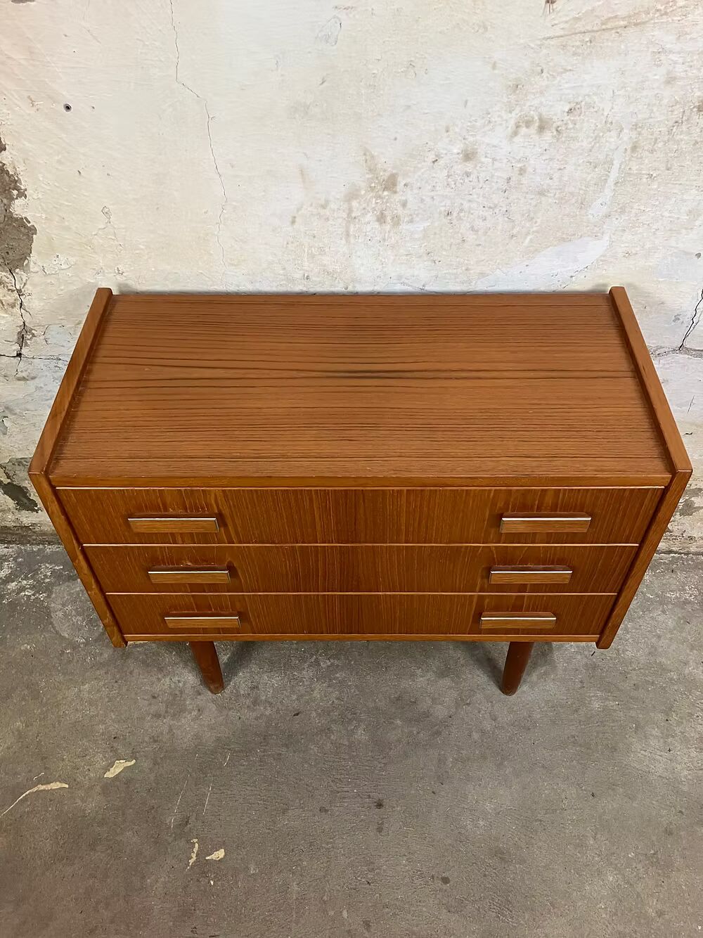 Comodino design danese vintage anni 50 [ck1968] misure L.65 H.56 P.30