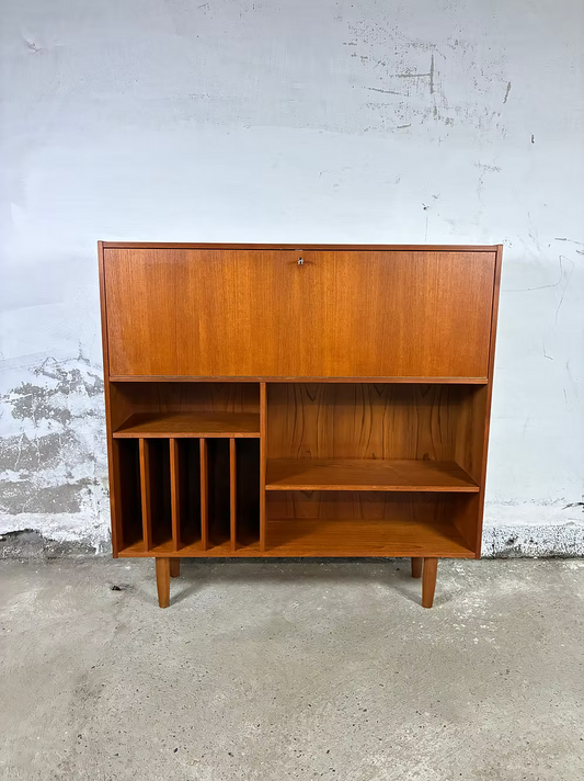 Libreria mobile bar teak design danese anni 50 | ck2329