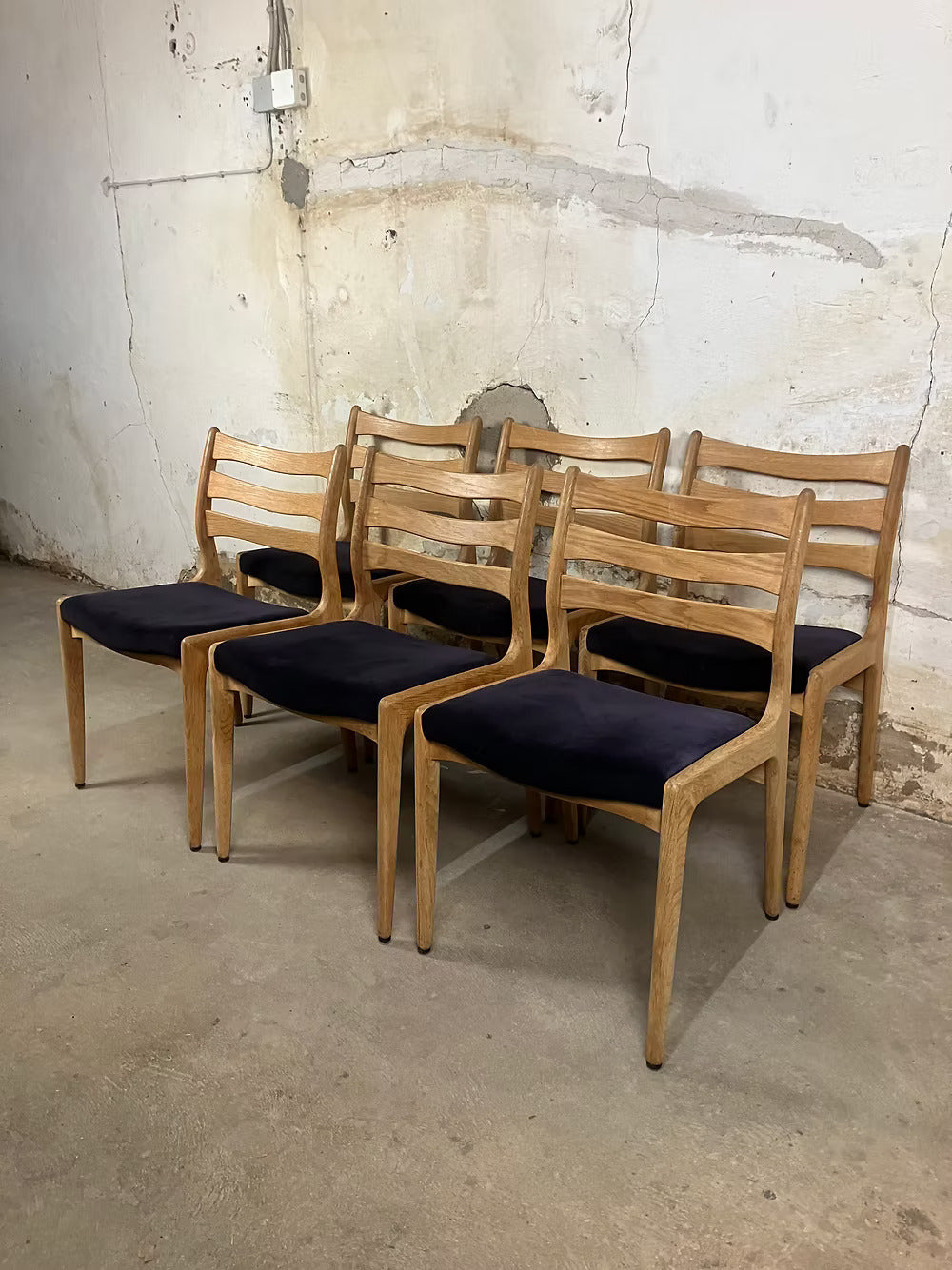 Sedie design danese vintage anni 60 [ck1971] misure da richiedere