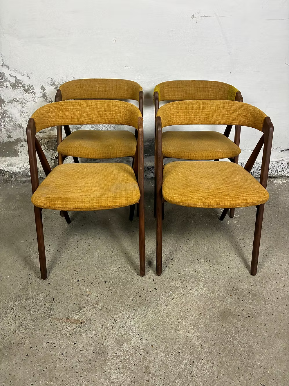 Set di 4 sedie teak TH Harlev design danese vintage anni 60 [ck2276]