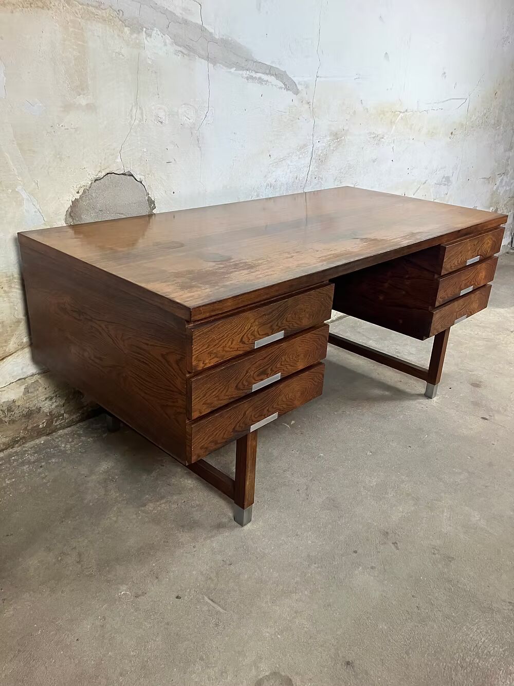 Scrivania Kai Kristiansen design danese vintage anni 60 [ck1934] misure L.155 H.75 P.72