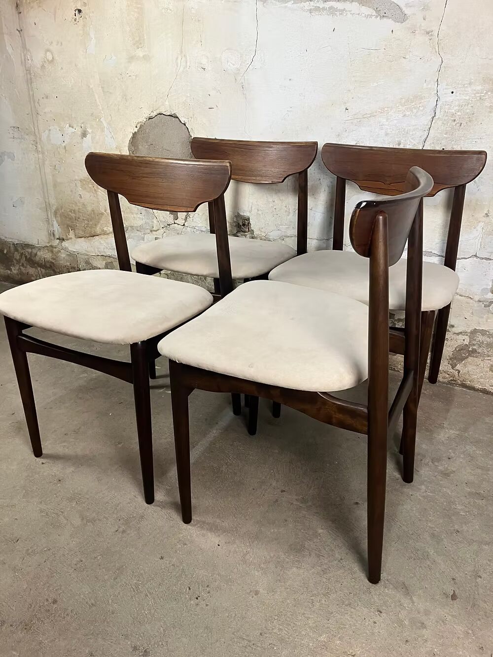 Sedie design danese vintage anni 60 [ck1966] misure da richiedere