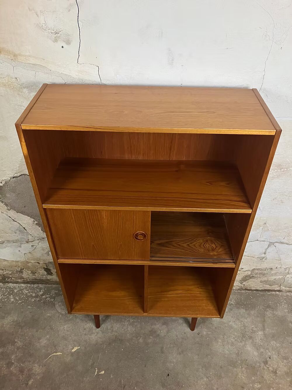 Libreria design danese vintage anni 50 [ck1920] misure L.80 H.129 P.32
