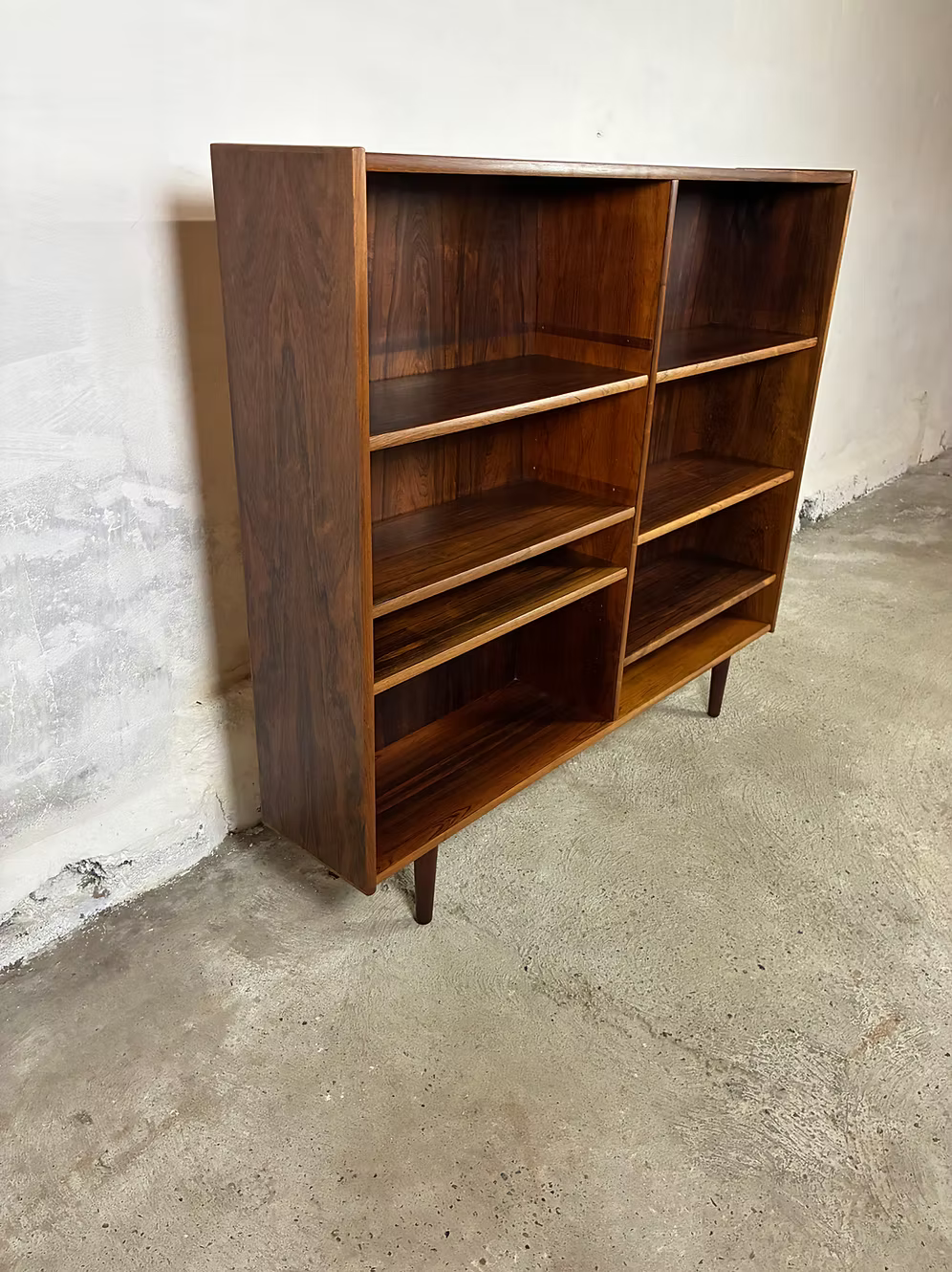 Libreria palissandro 144x130 design danese anni 50 | ck2467