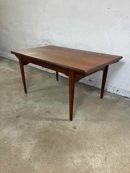 Tavolo rettangolare teak design danese vintage 1960 | ck2515