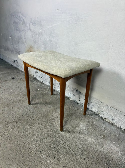 Poggiapiedi quercia design danese vintage anni 60 | ck2436