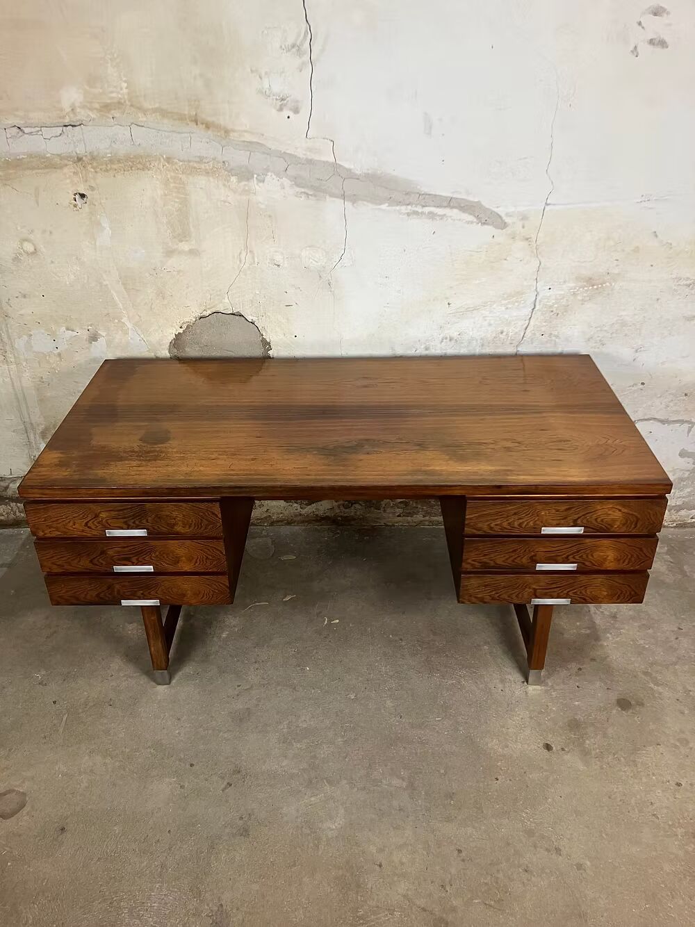 Scrivania Kai Kristiansen design danese vintage anni 60 [ck1934] misure L.155 H.75 P.72
