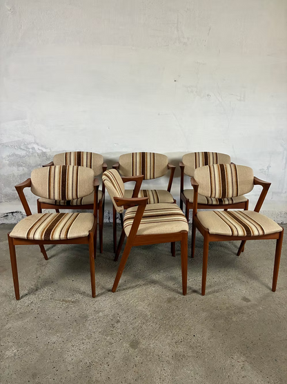 Set 4 "Z chairs" Kai Kristiansen design danese vintage | ck2419