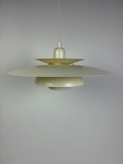 Lampada a sospensione bianca design danese vintage anni 50 [ck2266] misure Ø41