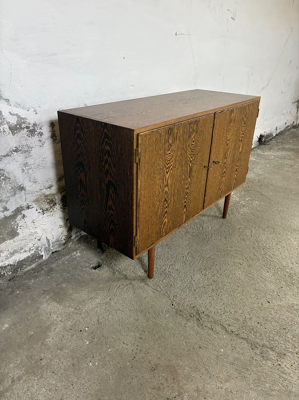 Sideboard  Wengè Poul Hundevad design anni 50 [ck2157] | misure L.108 H.75 P.43