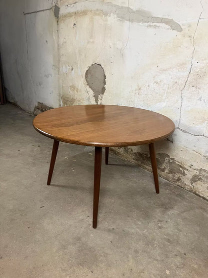 Tavolino rotondo design svedese vintage anni 50 [ck1945] misure Ø90 H.55