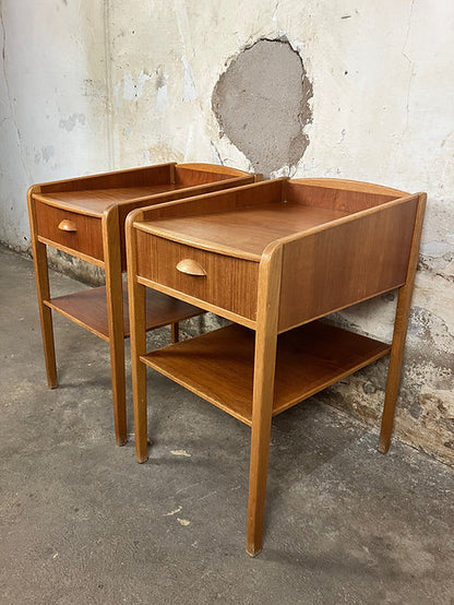 Comodini coppia design danese vintage anni 50 [ck1755]