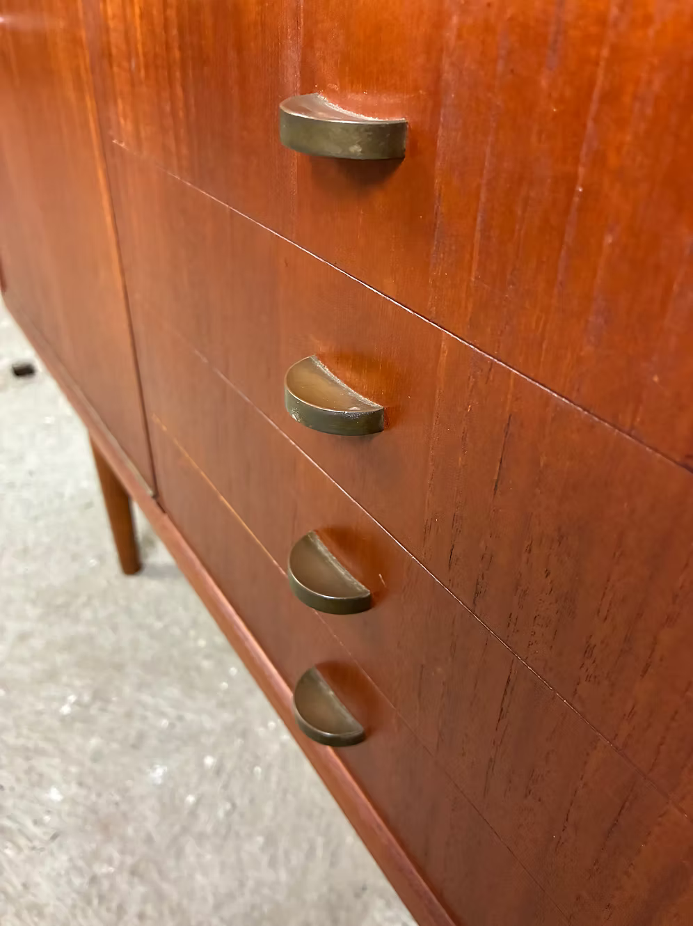 Sideboard compatto design danese vintage anni 50 [ck2280] misure L.75 H.57 P.28