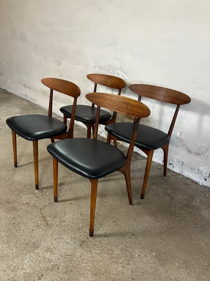 Set 4 Sedie Kurt Østervig palissandro design danese vintage anni 60 | ck2440