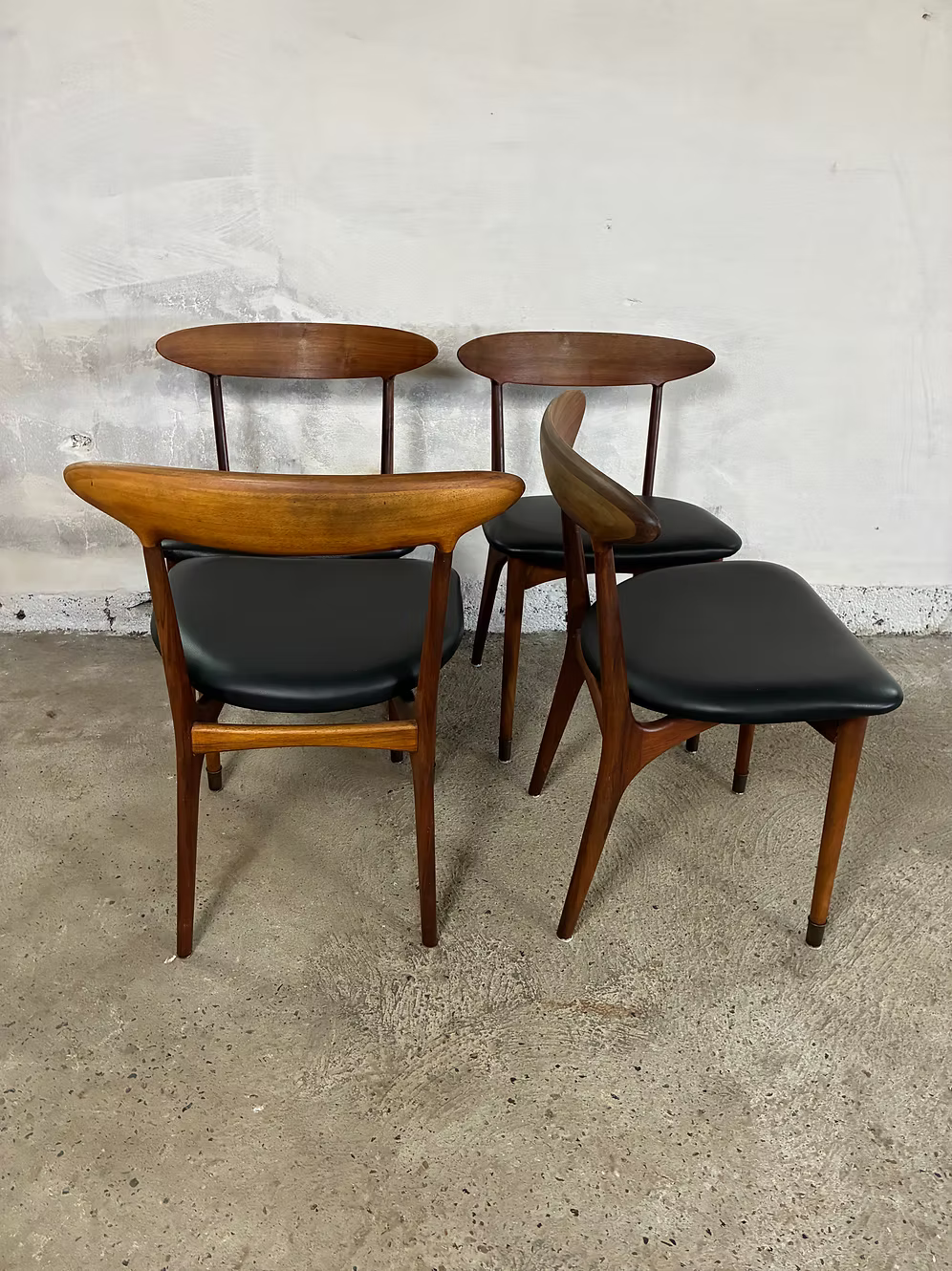 Set 4 Sedie Kurt Østervig palissandro design danese vintage anni 60 | ck2440