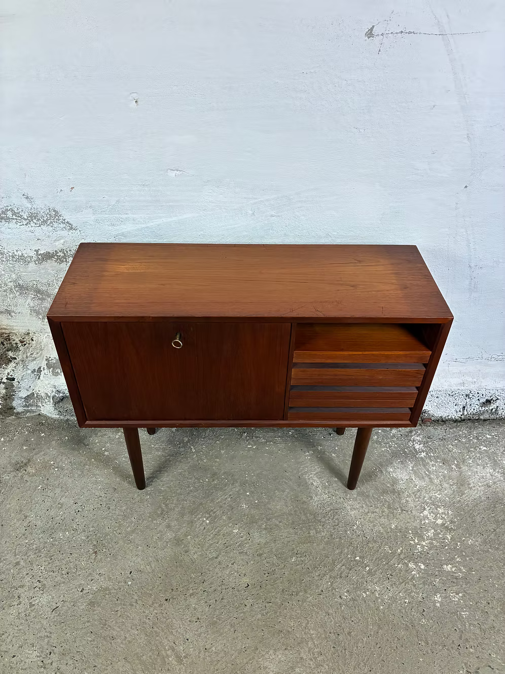 Sideboard compatto design danese vintage anni 50 [ck2282] misure L.80 H.64 P.28