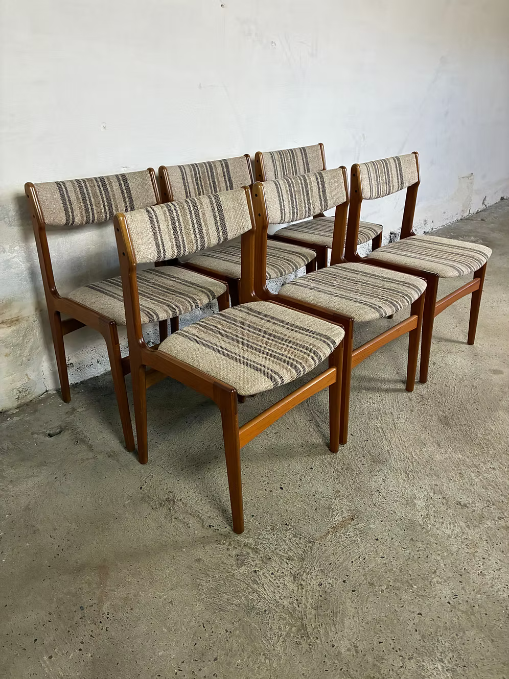 Set 6 sedie Erik Buch teak design danese vintage | ck2507